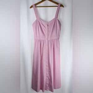Madewell Fleur - Cotton Tie Back Midi Sundress, Women’s size 6